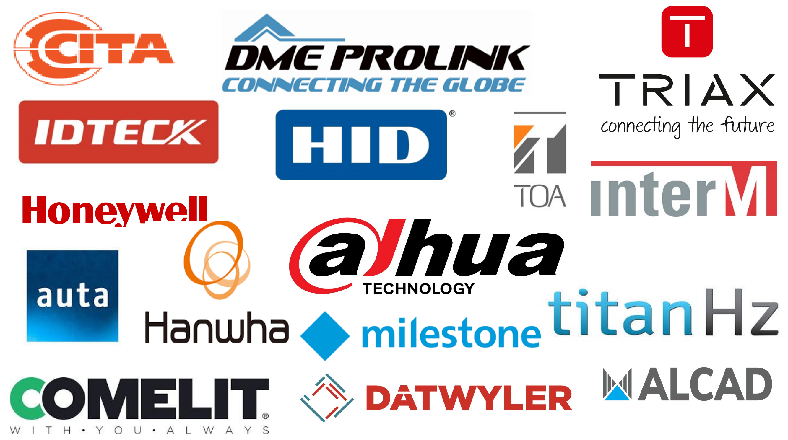 Security and automation brands supplied by Capricorn Electronics