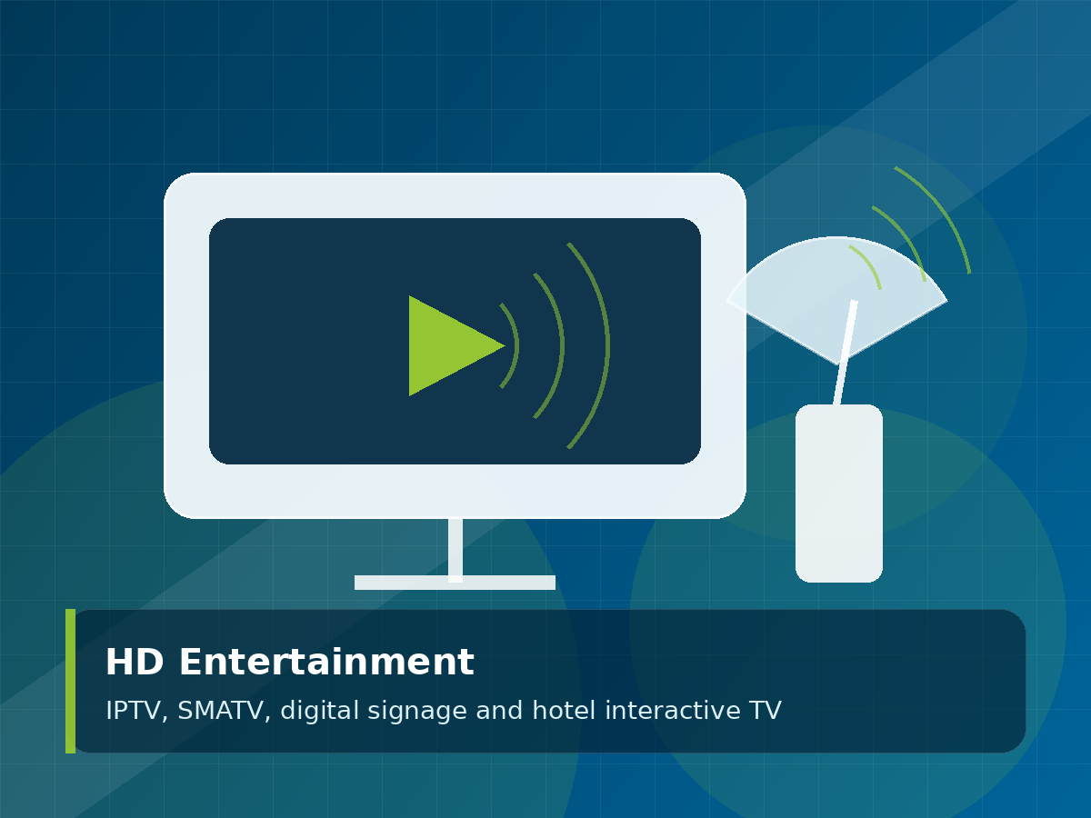 HD Entertainment solution illustration