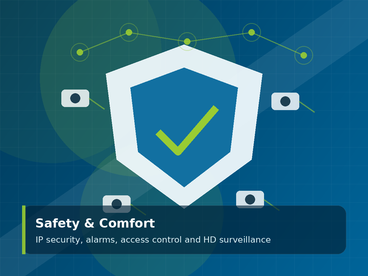 Safety &amp; Comfort solution illustration